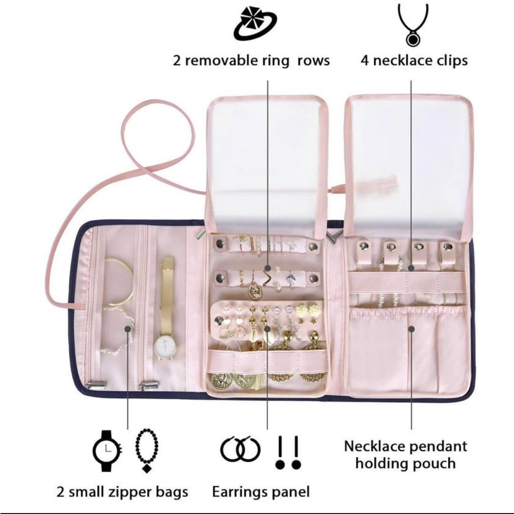 BAGSMART Travel Jewelry Organizer